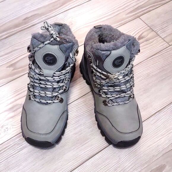 (79-1823) Mens Womens Winter Snow Boots Warm Waterproof Non Slip Sz 36 (6.5W-5M) - Picture 3 of 12